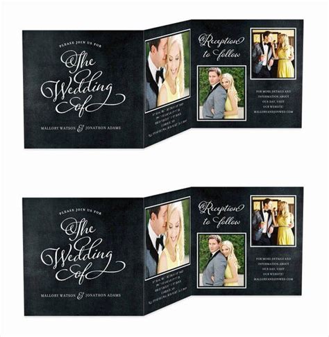 Tri Fold Wedding Invitations Gallery 5