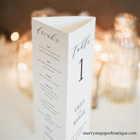 Tri Fold Wedding Template Inspiration