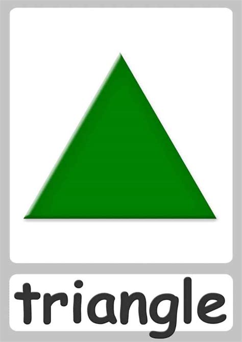 Triangle Shape Flashcards