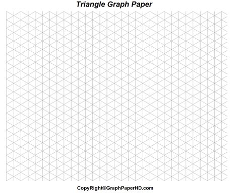 Image of triangular centimeter graph paper