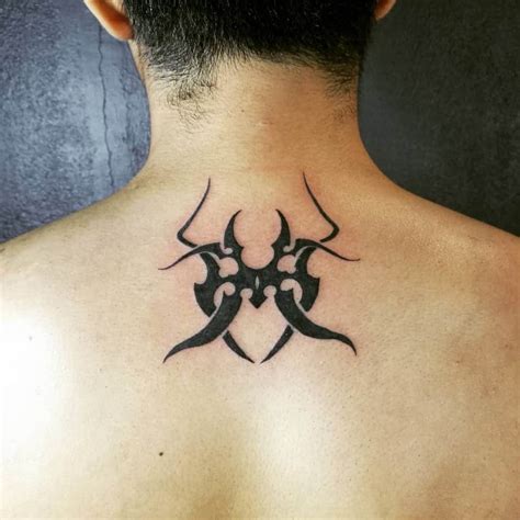 Tribal back tattoo design