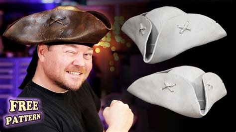 Tricorn Pirate Hat Template