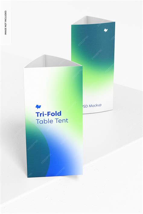 Trifold Table Tent Design Example