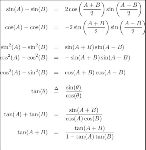 Trigonometric Identities