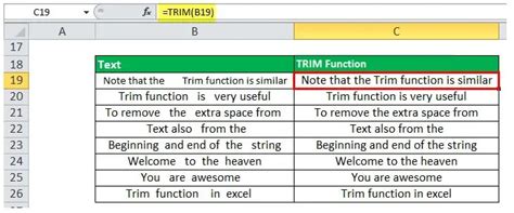 TRIM function errors