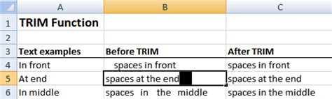 TRIM function limitations