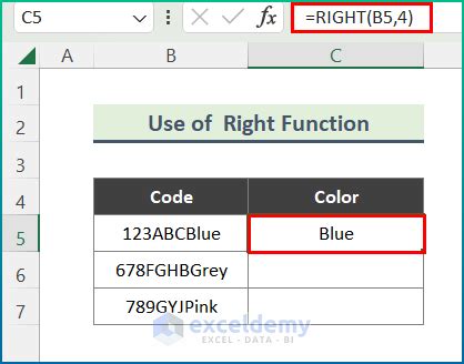 Trim Left in Excel