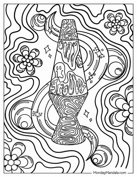 Trippy coloring pages benefits