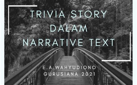 Trivia Narrative Example