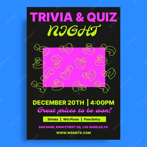 Trivia Night Flyer Template 2