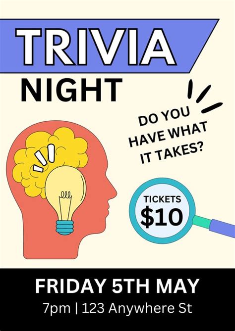 Trivia Night Template