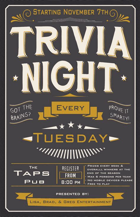 Trivia night tips