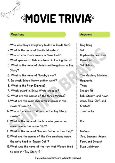 Printable Trivia Question Image 2