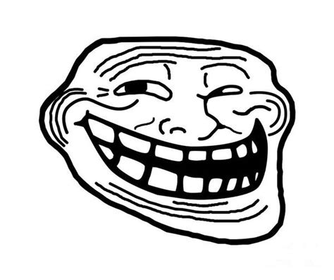 Troll face printable graphics