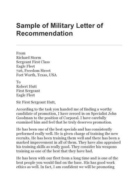 Troops Letter Writing Examples