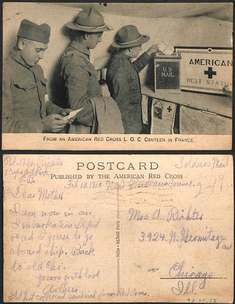 Troops with mail