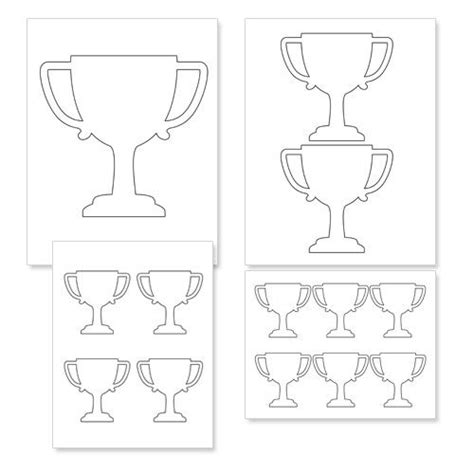 Trophy Card Template 2