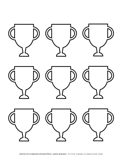 Trophy Card Template 3