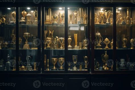 Design a trophy case-style team photo template