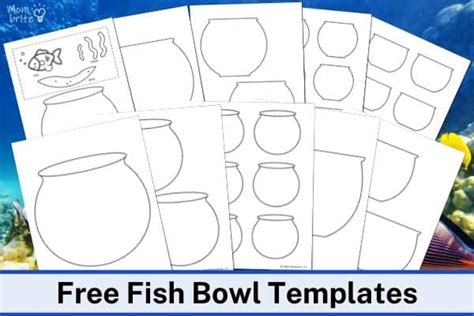 Tropical Fish Bowl Template