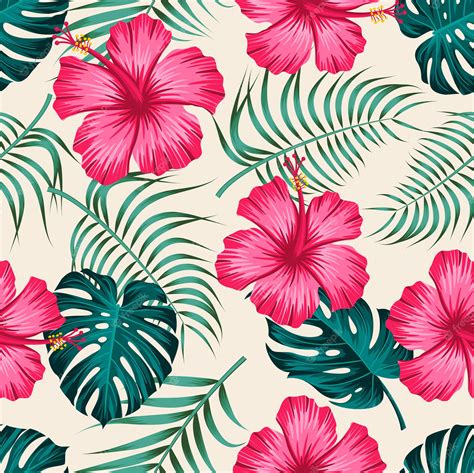 Tropical Floral Pattern