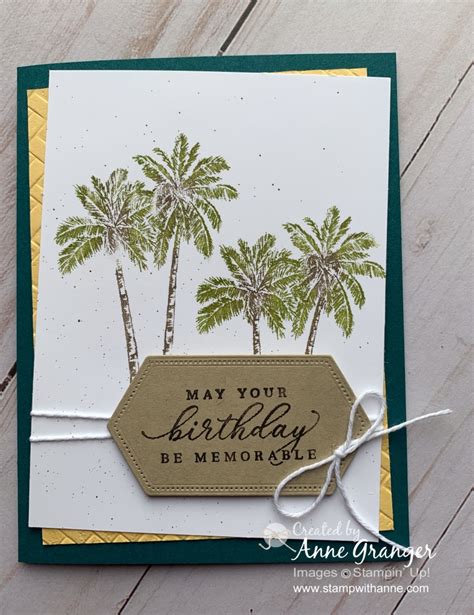 Tropical Oasis Birthday Card