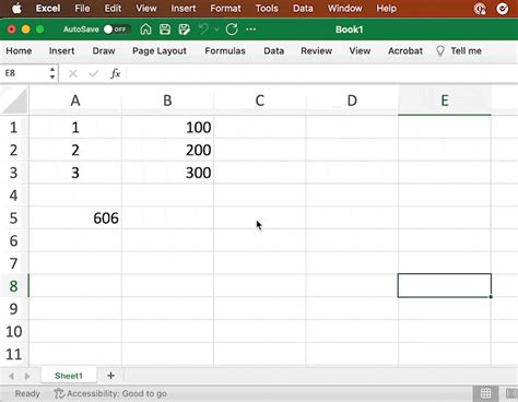 Troubleshooting SUM Formula in Excel