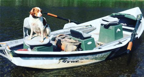 Trout fishing from a boat