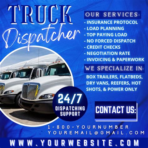 Truck Dispatch Template 2