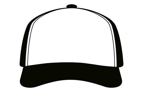 Trucker Hat Template Design 1