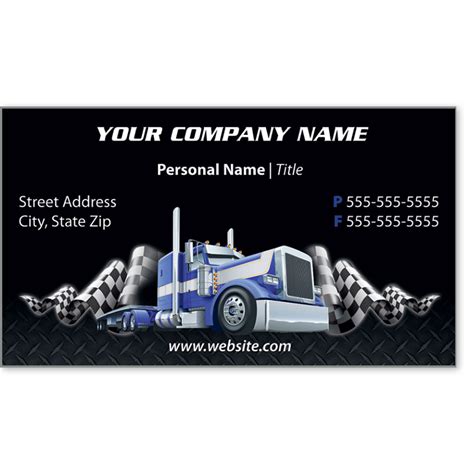 Trucking business card template 5