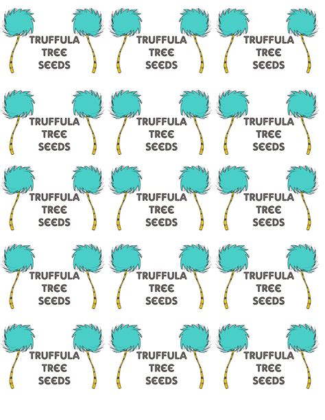 Truffula Seeds Activity for Children