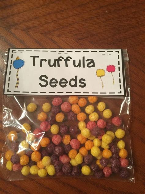 Truffula Seeds Fun Activities