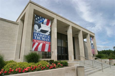 A photo of the Truman Presidential Library and Museum