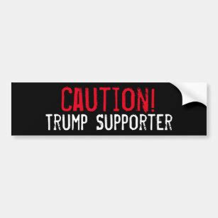 A Trump supporter with a 