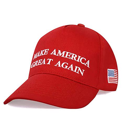 A Trump supporter wearing a 