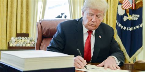 President Trump signing the Tax Cuts and Jobs Act