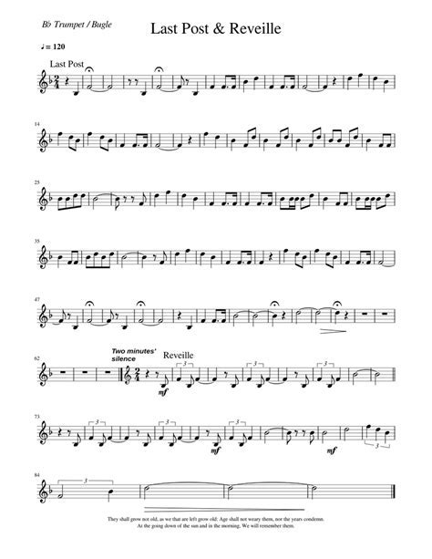 Trumpet Reveille Tips