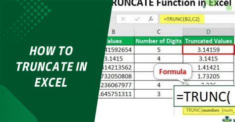 Truncating Cells in Excel