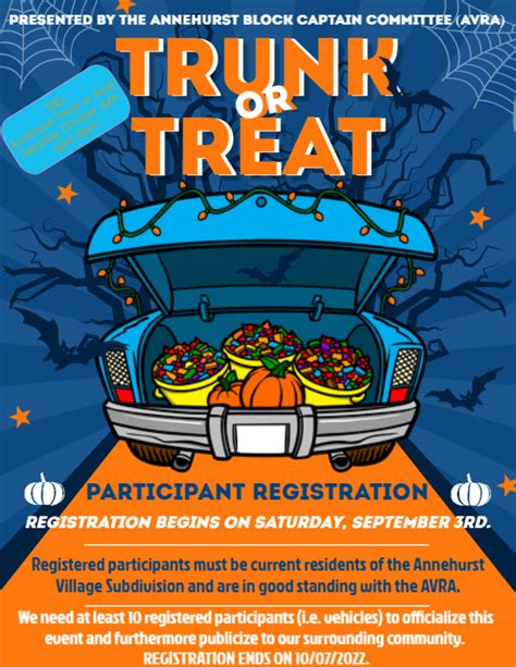 Trunk or Treat Event Planning