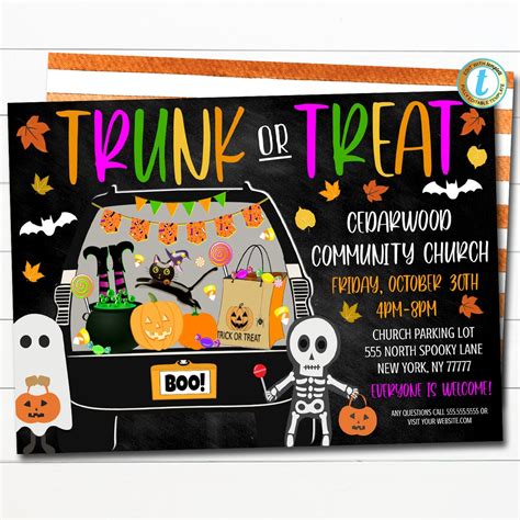 Trunk or Treat Invitation Template 10