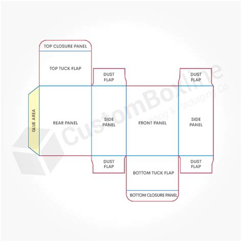 Tuck-Top Box Template