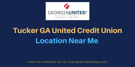 Tucker Ga Food Stamp Office Locations And Information