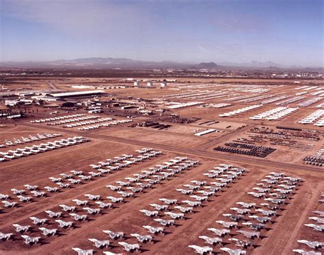 Aerial view of Tucson Air Force Base