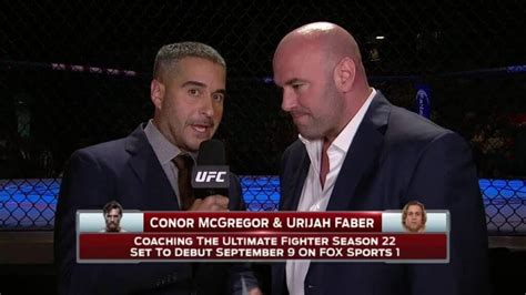 TUF 22 coaches, Conor McGregor and Urijah Faber