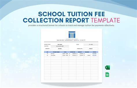 Tuition Query to Excel Reporting