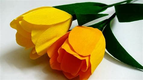 Tulip Crepe Paper Flower