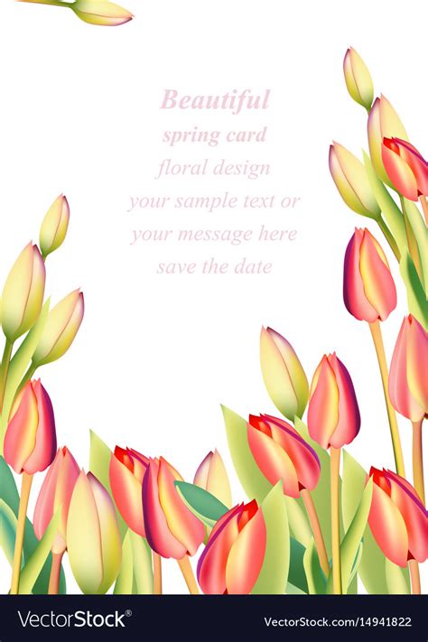 Tulip Spring Invitation