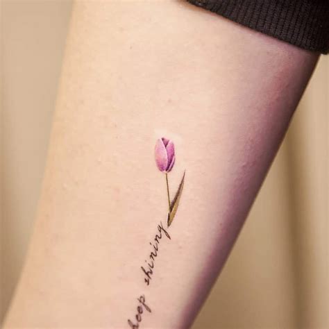 Tulip tattoo idea