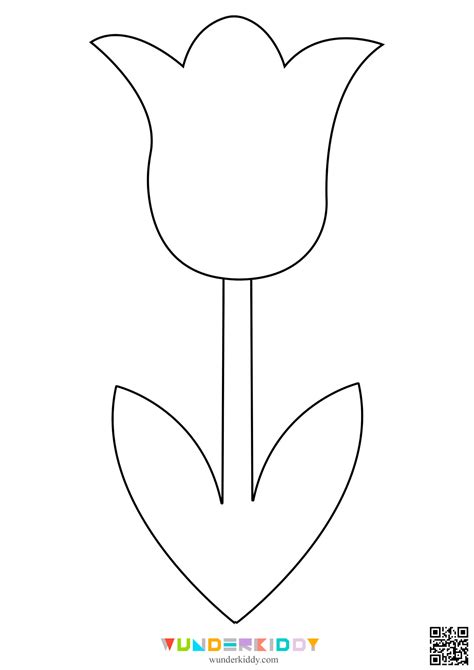 Tulip Template Printable Download